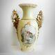 Guerin Limoges Large Hand Painted Finest Quality Vase Pre 1891