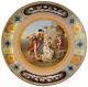 Hand Painted Austrian Royal Vienna Porcelain 11.5 Charger Revenge Of Graces