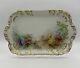 Hand-painted Cfh-gdm Limoges France Porcelain Tray With Flowers
