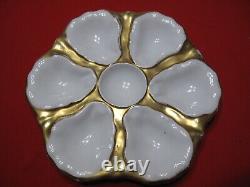 Hand Painted Haviland Limoges Oyster Plate
