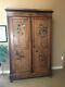 Hand Painted French Armoire