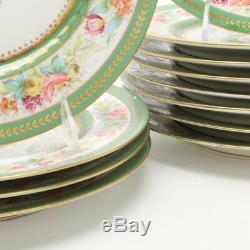 Hand painted plates limoges Charles Ahrenfeldt Antique France