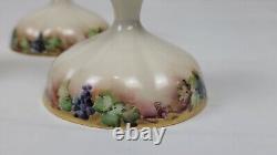 Haviland Limoges France Hand Painted Grapes 3 PUNCH CUPS- Set of 3