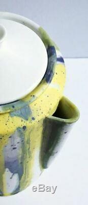 Helen FRANKENTHALER Hand Painted Pitcher for the Whitney Museum Signed & Numbed