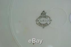 Important Antique 19th Century LRL Limoges Hand Painted Cabinet Plate Signed