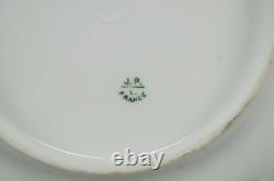 JP Limoges Hand Painted Purple Lilies Flowers & Gold 9 1/8 Inch Dinner Plate