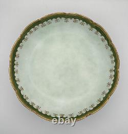 J. P. Limoges Hand-Painted Footed Bowl with Gold Accents