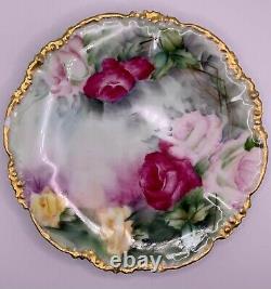 Jean Pouyat Limoges (jpl) France Hand Painted And Signed Plates Set Of Eight