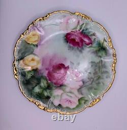 Jean Pouyat Limoges (jpl) France Hand Painted And Signed Plates Set Of Eight