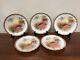Ls&s Lewis Strauss Limoges France Hand-painted Fish Plates Set Of 5