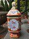 Le Tallec Apothecary Jar French Porcelain Hand Painted French Birds 12 Tall