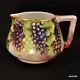 Limoges B&co. Bernardaud Cider Pitcher Grapes Hand Painted Withgold 1900-1914 Htf