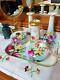 Limoges Bavaria Hand Painted Rose Dresser Vanity Set
