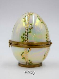 Limoges Collectible Faberge Egg Box Hand Painted