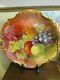 Limoges Coronet France Handpainted Charger Plate Fruit Signed Duval 16
