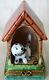 Limoges Dog In Doghouse Hand Painted France Bnib Porcelain Hinged F/s