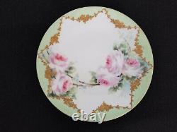 Limoges France 1907 Hand-painted 7-1/4 Plates Set of 6 Signed by A W Thomson
