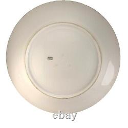 Limoges France 24K Gold Plated Dinner Plate 10 Inch Round Handpainted