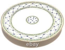 Limoges France A. Raynaud L'allee Du Roy Green Dinner Plate 10 3/5 Brand New
