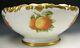 Limoges France Hand Painted Florida Oranges Greenleaf Blossoms 14.25 Punch Bowl