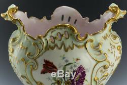 Limoges France Hand Painted Rare Jardiniere Vase