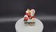 Limoges France Rochard Hinged Santa Claus With Gifts Box, Hand Painted