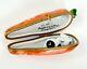 Limoges France Stamped 214 /300 New Carrot With Bunny Trinket Box Auth Free Ship