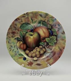 Limoges Hand-Painted Fruit Plate by L. Godinger