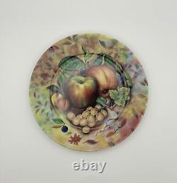 Limoges Hand-Painted Fruit Plate by L. Godinger