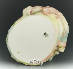 Limoges Hand Painted Roses Ladies Spittoon Cuspidor Signed