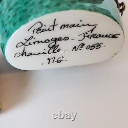 Limoges Hand-painted Signed Numbered Porcelian Binoculars & Case Trinket Box