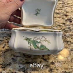 Limoges Jewelry boxe vintage Hand Painted