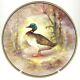 Limoges Made In France Marsac Freres Signed Hand Painted Duck Cabinet Plate R491