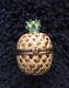 Limoges Pineapple Trinket Box Hand-painted Porcelain