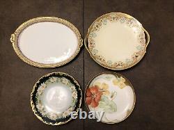 Limoges Plates 4 Assorted Pieces