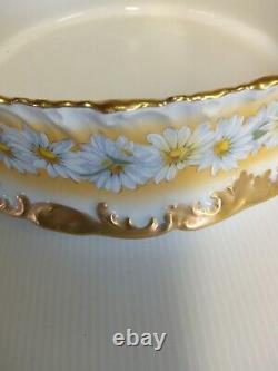 Limoges Porcelain Pudding Bowl- Daisy Chain Pattern
