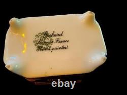 Limoges Rochard Hand Painted Trinket Box