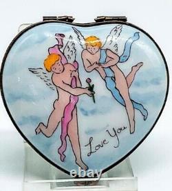 Limoges hand painted Heart I Love You