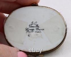 Marilyn Monroe Limoges Hand Painted Porcelain JFK Kennedy Eye Shadow Brush RARE