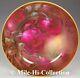 Masterful Painting Limoges Hand Painted Roses Plate