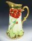 Pickard Hand Painted Poppies Tankard Pitcher Signed Leon