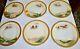 Qty 6 Avenir Limoges Game Bird Hand Painted Plate Signed France 9 1/2 C1900