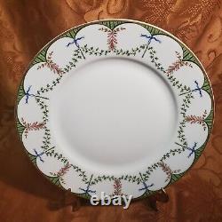 RARE French Raynaud Ceralene Limoges Festivities Luncheon Plate 8 7/8 MINT