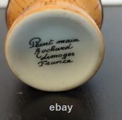 RARE Limoges Champagne Cork Trinket Box Hand-Painted Porcelain