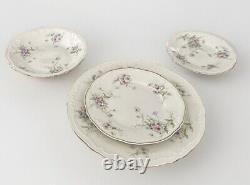 Rare Annette Collection by Theodore Haviland Porcelaine Set for 6 (24 Pieces)