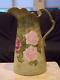 Rare Gourgeous Antique Limoges Pitcher Raised Relief Handpainted Roses Sale