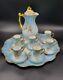 Rare Jp Limoges Pouyat Hand Painted 15 Piece Coffee/chocolate Pot Setting
