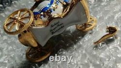 Rochard Limoges hand Painted CINDERELLA COACH with SLIPPER France