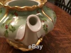 Rosenthal Holly berry Tea pot hand painted