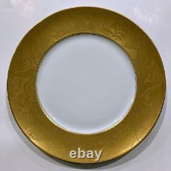 Service Plate Charger Khazard Gold Encrusted by Jean Louis Coquet 12 3/8- New